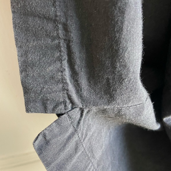 A.P.C. Black Cotton Dress with Tie - Picture 5 of 7